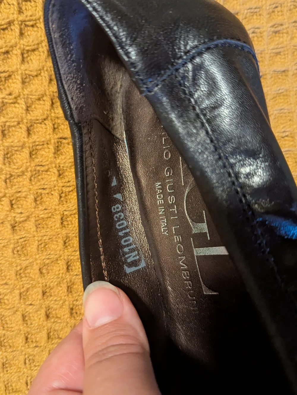 AGL ATTILIO GIUSTI LEOMBRUNI ITALY WOMENS FLATS HEELS LEATHER SHOES SIZE 36/5.5